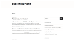 Desktop Screenshot of luciendupont.com