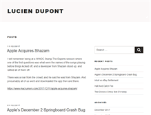 Tablet Screenshot of luciendupont.com